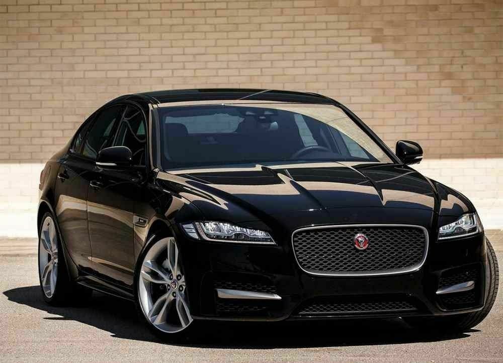 PAINTED REAR WINDOW SPOILER  for JAGUAR XF FACELIFT - GLOSS BLACK