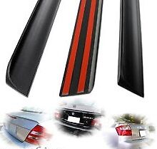 PAINTED TOYOTA COROLLA ASCENT - VVTI  BOOT LIP SPOILER  (JET BLACK #668)