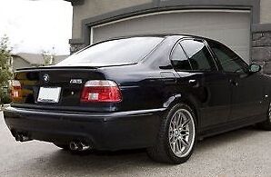 Trunk Lip Spoiler for BMW 530i e39 2003 Painted