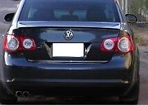 PAINTED VW Volkswagen JETTA  2006-10 RUNK LIP SPOILER-GLOSS BLACK